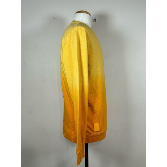 Authentic Original Chick-Fill-A Ombre Crewneck Pullover Sweater Honey Mustard - Picture 4 of 8